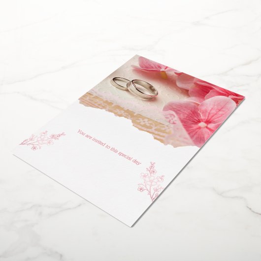 Invitation En Aluminium Vous êtes invité à cette journée spéciale (Rotation)