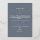 Invitation En Aluminium Whimsical Better Together Quote 2 Photos Wedding  (Verso)