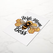 Invitation En Aluminium Wife. Mom. Boss (Rotation)