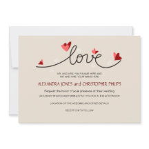 En amour Mariage texte simple et élégant
