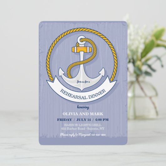 Invitation En avant les ancres (Debout devant)