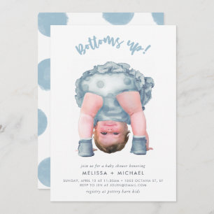 Invitation En bas ! (Acier bleu/blonde)