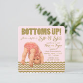 Invitation En bas, les filles Sip et voir (Debout devant)