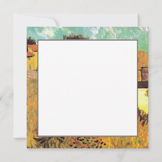 invitation en blanc pour les parties à l'automne (Devant)