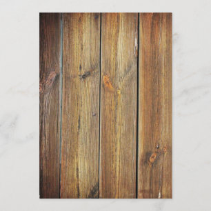 Invitation en bois vierge