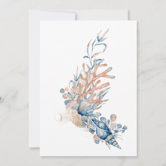 Invitation En bord de mer (Dos)