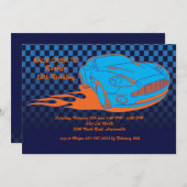 Invitation en caoutchouc brûlante (Devant / Derrière)