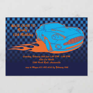 Invitation en caoutchouc brûlante