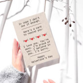 Invitation "En Coque, je ne dis pas assez" Saint Valentin