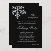 Invitation en cristal excentrée de vacances de (Devant / Derrière)