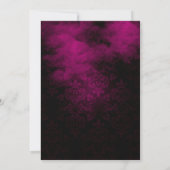 Invitation en damas rose et noir pour le rassemble (Dos)