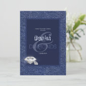 Invitation en denim et diamants (Debout devant)