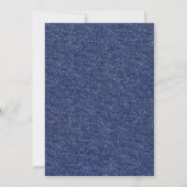 Invitation en denim et diamants (Dos)