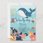 Invitation En deux, 2e anniversaire profond sous l'eau (Devant)