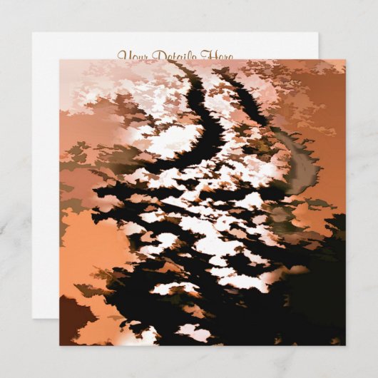 INVITATION EN EAU (Devant / Derrière)