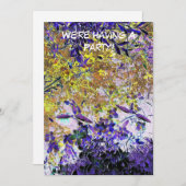 INVITATION EN EAU (Devant / Derrière)