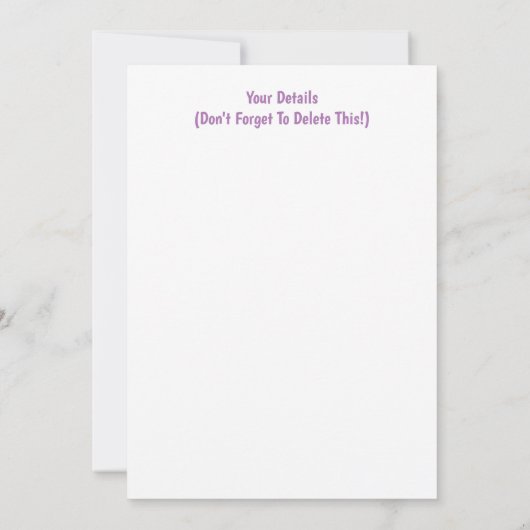 INVITATION EN EAU DE FLUX (Dos)