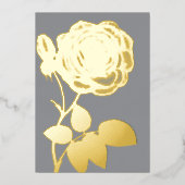 Invitation en feuille d'aluminium (Recto)