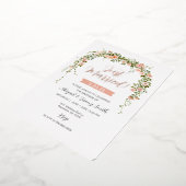 Invitation en feuille d'aluminium (Rotation)