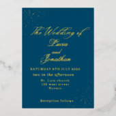 Invitation en feuille d'aluminium (Recto)