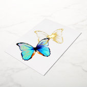 Invitation en feuille d'aluminium 5" x 7" (Rotation)