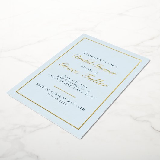 Invitation en feuille d'aluminium à typographie si (Rotation)