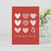 Invitation En Février, Nous allons Red Heart Disease Awarenes (Debout devant)