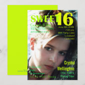 Invitation en hausse de couverture de magazine de (Devant / Derrière)