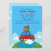 Invitation En haut de l'invitation de la Fête du Trunk World (Devant / Derrière)