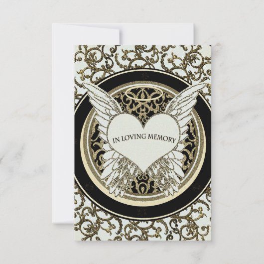 Invitation En mémoire d'amour (Dos)