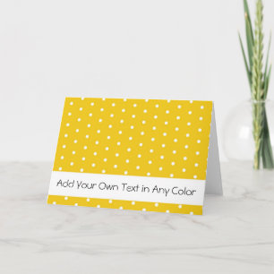 Invitation en Moutarde et Blanc