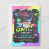 Invitation en pastel de fête d'anniversaire de (Devant)