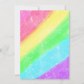 Invitation en pastel de fête d'anniversaire de (Dos)