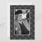 Invitation En photo affectueuse d'avis de la mort de mémoire (Devant)