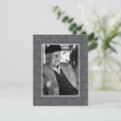 Invitation En photo d'avis de la mort de souvenir de Memoriam (Debout devant)