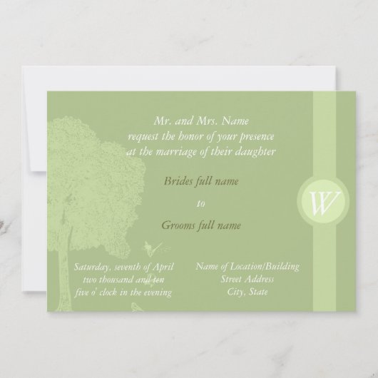 Invitation en plein air (Devant)