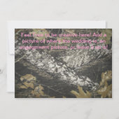 Invitation en rose et en camo (Devant)