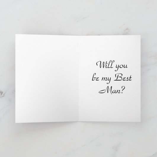 Invitation en smoking, témoin (Intérieur)