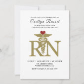 Invitation en soins infirmiers, infirmière diplômé (Devant)