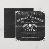 invitation en tableau noir (Devant / Derrière)