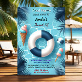 Invitation En tant que garçon Ado amusant Adulte Pool Party S