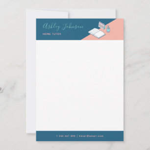 Invitation En-tête de lettre du tuteur personnalisé Modèle 5x