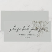 Invitation En-tête du plan de salle GreyGarden Delights (Devant / Derrière)