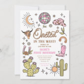 Invitation En vedette dans West Disco Cowgirl Premier anniver (Devant)