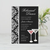 invitation en verre 311-Damask (Debout devant)