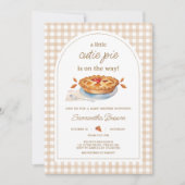 Invitation En vichy Baby shower Little Cutie Pie (Devant)