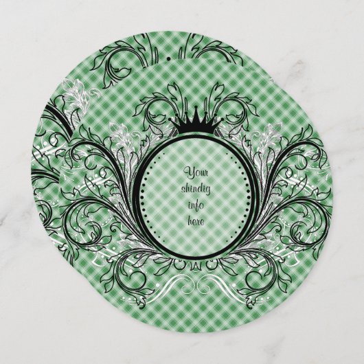 Invitation En vichy éco (Devant / Derrière)