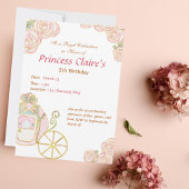 Invitation Enchantante Anniversaire Princesse