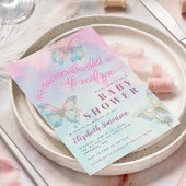 Invitation Enchanté de rêve pour vous rencontrer Baby shower 