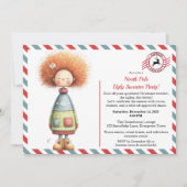 Invitation Enchanted Elf | North Pole Ugly Sweater Party  (Devant)